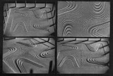 Etude pour une place avec parcours d'eau, La Roche Vineuse, 71 - 1999