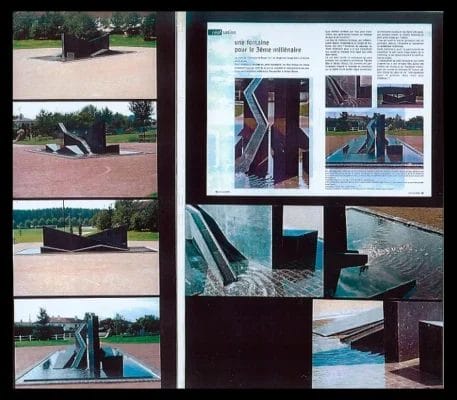 Fontaine de l'An 2000, Chatenoy-le-Royal, 71 - 2000