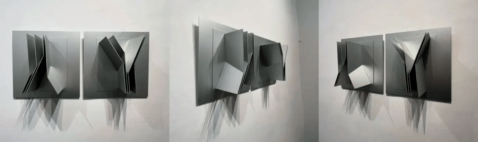 Chemins, Série de 5 éléments – 2015 – 31 x 31 x 12 cm