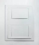 Fenêtre optique n°3, PVC - 2023 - 63 x 50,5 x 2 cm